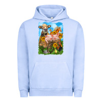 Pigment Grape Ice farm animals wagon olivia Urban Hoodie - OliviaCreatesArt