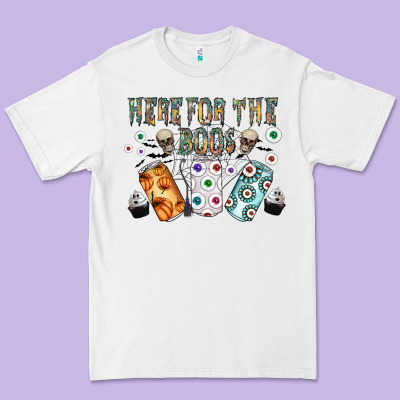 Here For The Boos Premium Tee Designed By Cowhidedigitalart