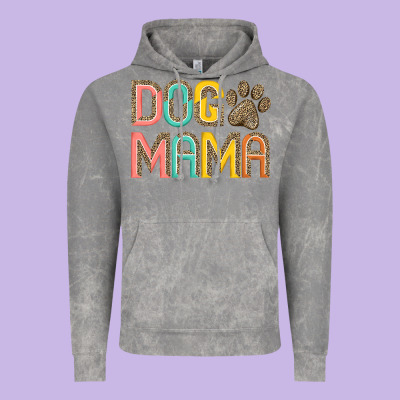 Dog Mama Vintage Hoodie Designed By Jahusdesignshop