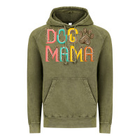 Vintage Olive dog mama Vintage Hoodie - JahusDesignShop