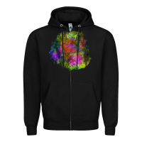 Black halloween spider web for patches Zipper Hoodie - BundleAndBundleShop
