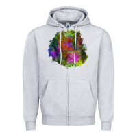 Heather Grey halloween spider web for patches Zipper Hoodie - BundleAndBundleShop
