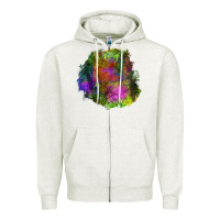 Oatmeal Heather halloween spider web for patches Zipper Hoodie - BundleAndBundleShop
