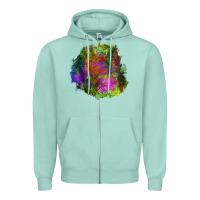 Seafoam halloween spider web for patches Zipper Hoodie - BundleAndBundleShop