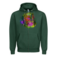 Sports Green halloween spider web for patches Zipper Hoodie - BundleAndBundleShop