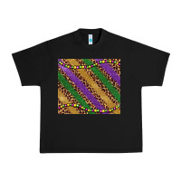 Black mardi gras leopard glitter bead Urban Heavy Tee - BarkalooDesign