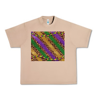 Mardi Gras Leopard Glitter Bead Urban Heavy Tee | Teevron