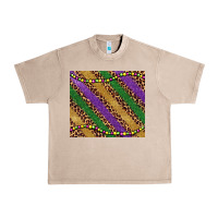 French Oak mardi gras leopard glitter bead Urban Heavy Tee - BarkalooDesign