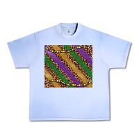 Grape Ice mardi gras leopard glitter bead Urban Heavy Tee - BarkalooDesign