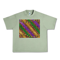 Oil Green mardi gras leopard glitter bead Urban Heavy Tee - BarkalooDesign