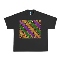 Pigment Black mardi gras leopard glitter bead Urban Heavy Tee - BarkalooDesign