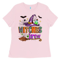 Bubblegum Pink witches brew Ladies Tee - Zillion Design Studio