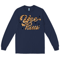 Navy yeehaw Long Sleeve Tee - MaliasSmallBusiness
