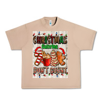 Burro Christmas calories dont count Urban Heavy Tee - AdoDesignShop