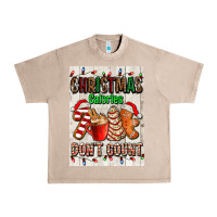 French Oak Christmas calories dont count Urban Heavy Tee - AdoDesignShop