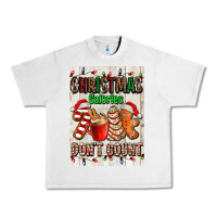 Lunar Rock Christmas calories dont count Urban Heavy Tee - AdoDesignShop