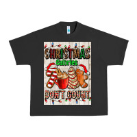Pigment Black Christmas calories dont count Urban Heavy Tee - AdoDesignShop