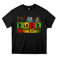 Black Black the prime element juneteenth Heavy Core Tee - Zillion Design Studio