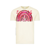 Vintage Arctic valentines day rainbow with cupid gnome Vintage Tee - NancyCooperArtShop