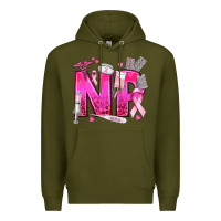 Army Green breast cancer np nurse practitioner Premium Hoodie - texasbilliewilder