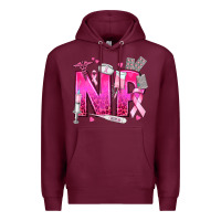 Burgundy breast cancer np nurse practitioner Premium Hoodie - texasbilliewilder