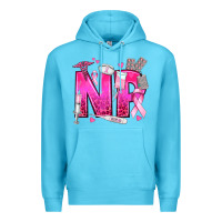 Ocean Blue breast cancer np nurse practitioner Premium Hoodie - texasbilliewilder