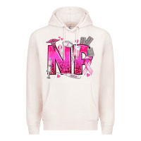 Pale Pink breast cancer np nurse practitioner Premium Hoodie - texasbilliewilder