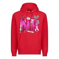 Red breast cancer np nurse practitioner Premium Hoodie - texasbilliewilder
