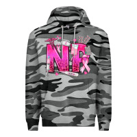 Slate Camo breast cancer np nurse practitioner Premium Hoodie - texasbilliewilder