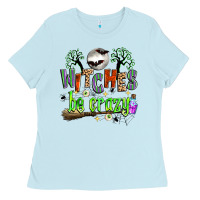 Baby Blue witches be crazy Ladies Tee - Zillion Design Studio