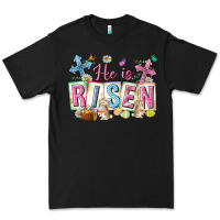 Black he is risen easter with flowers Premium Tee - Neo Western