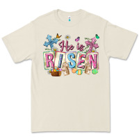 Bone he is risen easter with flowers Premium Tee - Neo Western