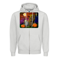 Dove Grey headstone and coffin mousepad Zipper Hoodie - BundleAndBundleShop