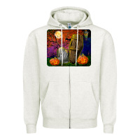 Oatmeal Heather headstone and coffin mousepad Zipper Hoodie - BundleAndBundleShop