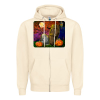 Sandshell headstone and coffin mousepad Zipper Hoodie - BundleAndBundleShop