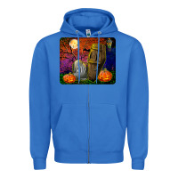 True Royal headstone and coffin mousepad Zipper Hoodie - BundleAndBundleShop