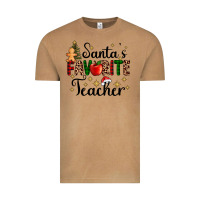 Vintage Camel santa's favorite teacher Vintage Tee - AdoDesignShop