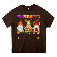 Chocolate Brown hallothanksmas its the most wonderful time of the Heavy Core Tee - texasbilliewilder