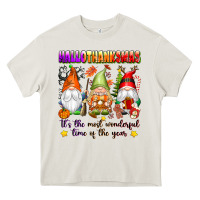 Cream hallothanksmas its the most wonderful time of the Heavy Core Tee - texasbilliewilder