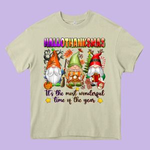 Hallothanksmas Its The Most Wonderful Time Of The Heavy Core Tee Designed By Texasbilliewilder