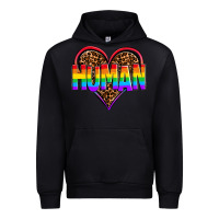 Black lgbt pride human Urban Hoodie - OliviaCreatesArt