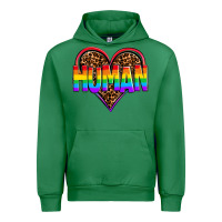 Emerald lgbt pride human Urban Hoodie - OliviaCreatesArt