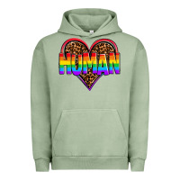 Pigment Oil Green lgbt pride human Urban Hoodie - OliviaCreatesArt