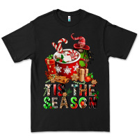 Black tis the season Premium Tee - FaDigitalArtStudio