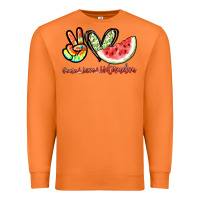 Carrot Peace love watermelon Premium Sweatshirt - NancyCooperArtShop