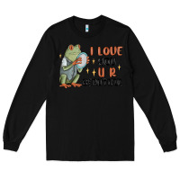 Black i love you u r beautiful frog Long Sleeve Tee - MaliasSmallBusiness