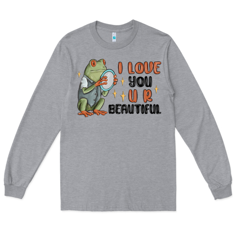 I Love You U R Beautiful Frog Long Sleeve Tee by MaliasSmallBusiness | Teevron