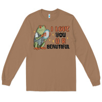 Toasted Coconut i love you u r beautiful frog Long Sleeve Tee - MaliasSmallBusiness