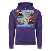 Cloud Purple bulldozer seamles pattern Vintage Hoodie - BundleAndBundleShop