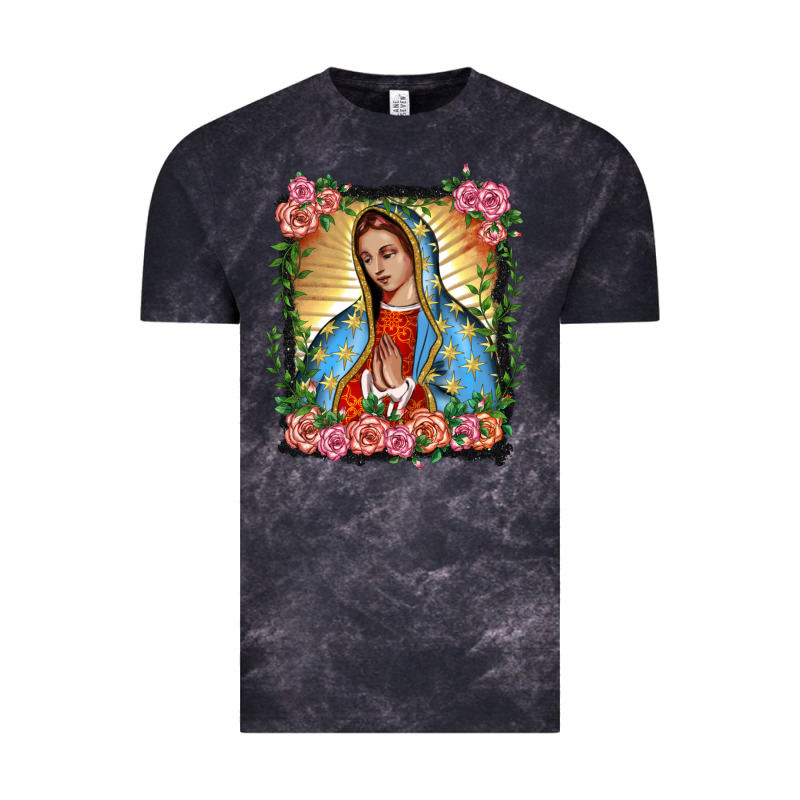 Lady Of Guadalupe Portrait Vintage Tee by BarkalooDesign | Teevron